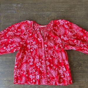 LC Lauren Conrad Floral Top